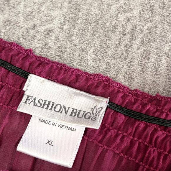 Fairy Sequin Sheer Off the Shoulder Blouse - Picture 3 of 6